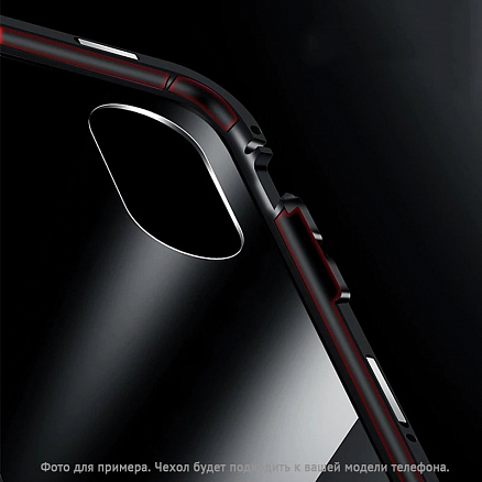 Чехол для Huawei P30 Pro магнитный Wozinsky Magnetic прозрачно-черный