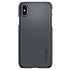 Чехол для iPhone X, XS пластиковый тонкий Spigen SGP Thin Fit темно-серый