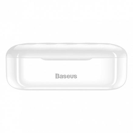Наушники TWS беспроводные Bluetooth Baseus Encok W07 вакуумные с микрофоном белые