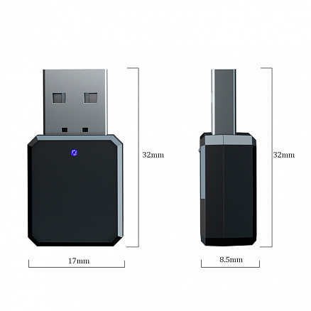 Bluetooth аудио адаптер (ресивер) 3,5 мм в USB порт Comfast CF-KN318 V5.1
