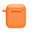 Чехол для наушников AirPods 2 силиконовый Carrying ярко-оранжевый