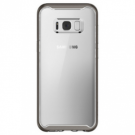 Чехол для Samsung Galaxy S8+ G955F гибридный Spigen SGP Neo Hybrid Crystal прозрачно-серый