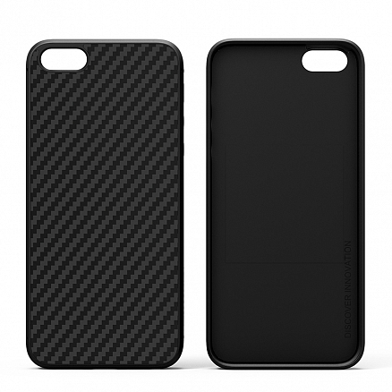 Чехол для iPhone 5, 5S, SE карбоновый Synthetic Fiber Nillkin черный