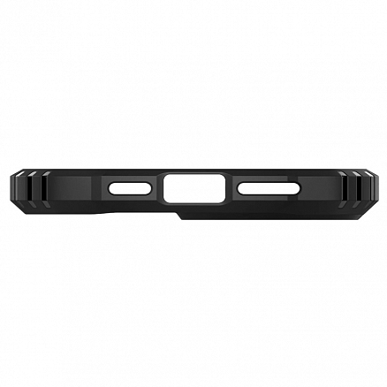 Чехол для iPhone 13 Pro Max гибридный Spigen Nitro Force прозрачно-черный матовый