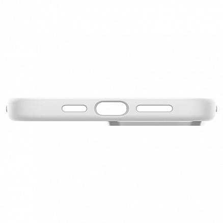 Чехол для iPhone 13 Pro Max силиконовый Spigen Silicone Fit белый