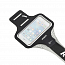 Чехол универсальный для телефона до 4.7 дюйма спортивный наручный Romix RH18 черно-серый