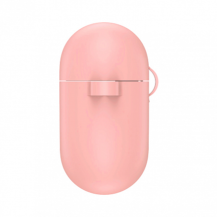 Чехол для наушников AirPods Pro силиконовый Hang розовый