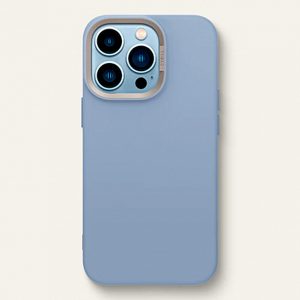 Чехол для iPhone 13 Pro гелевый Spigen Cyrill Palette Color Brick голубой
