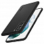 Чехол для Samsung Galaxy S21 пластиковый тонкий Spigen Thin Fit черный