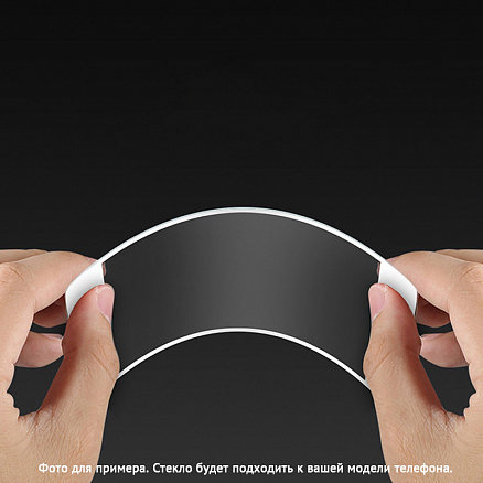 Защитное стекло для iPhone 6, 6S на весь экран противоударное Lito-2 2.5D белое