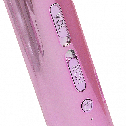 Микрофон беспроводной для караоке с динамиком Remax RMK-K03 розовый