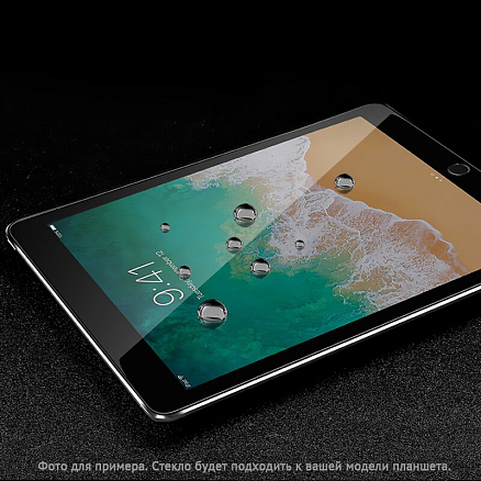 Защитное стекло для iPad Pro 10.5, Air 2019 на экран противоударное Mocoll Golden Amor 2.5D прозрачное