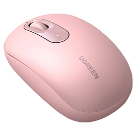 Мышь беспроводная оптическая Ugreen MU105 4 кнопки 2400 dpi розовая