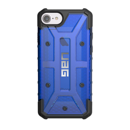 Чехол для iPhone 7, 8, 6, 6S гибридный для экстремальной защиты Urban Armor Gear UAG Plasma синий