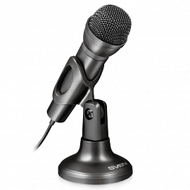 Микрофон Sven MK-500 для компьютера в разъем 3,5 мм черный