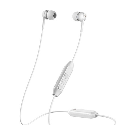 Наушники Bluetooth Sennheiser CX 150BT вакуумные с микрофоном и пультом управления белые