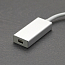 Переходник Type-C - Mini DisplayPort (папа - мама) с кабелем серебристый