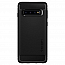 Чехол для Samsung Galaxy S10+ G975 гелевый Spigen SGP Rugged Armor черный