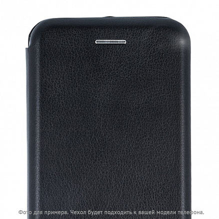 Чехол для Xiaomi Mi 8 Lite кожаный - книжка GreenGo Smart Diva черный