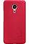 Чехол для Meizu Pro 5 пластиковый тонкий Nillkin Super Frosted красный