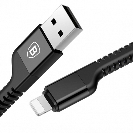 Кабель Type-C - USB 3.0 для зарядки длина 1,5 м 2A Baseus Сonfidant черный