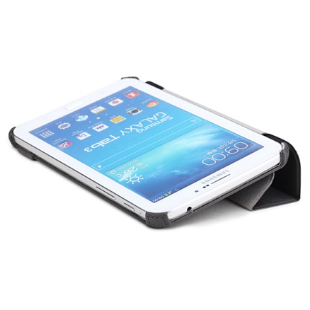 Чехол для Samsung Galaxy Tab 3 7.0 P3200 кожаный Rock серии Texture, темно-серый