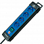Сетевой фильтр на 4 розетки длина 1,8 м Brennenstuhl Premium-Line черно-синий