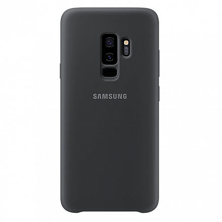Чехол для Samsung Galaxy S9+ оригинальный Silicone Cover EF-PG965TBEG черный