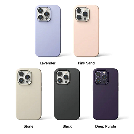 Чехол для iPhone 14 Pro Max гибридный Ringke Silicone фиолетовый