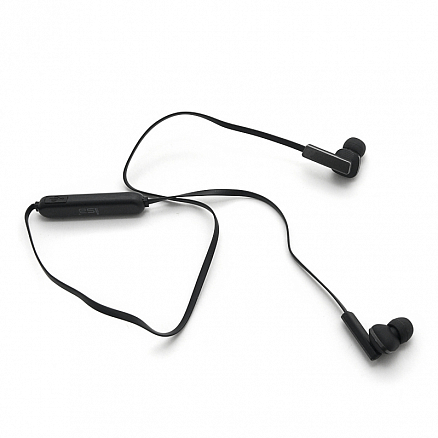 Наушники беспроводные Bluetooth ISA BE-06 вакуумные с микрофоном для спорта черные