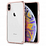 Чехол для iPhone XS Max гибридный Spigen SGP Ultra Hybrid прозрачно-розовый