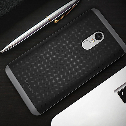 Чехол для Xiaomi Redmi Note 4X гибридный iPaky Bumblebee черно-серый