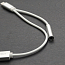 Переходник Lightning - 3,5 мм, USB (папа - мама, папа) серебристый