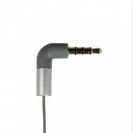 Наушники Dowell HD-207 Pro накладные с микрофоном и плоским проводом серебристые