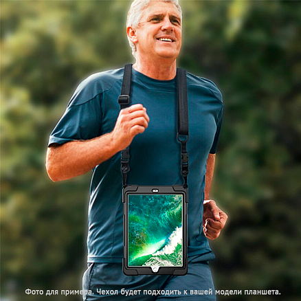Чехол для Samsung Galaxy Tab S6 Lite 10.4 P610, P615 гибридный Nova Hybrid черный
