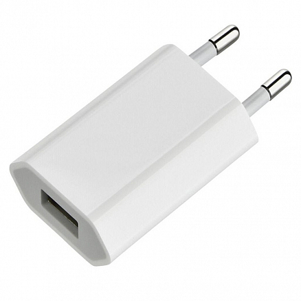 Зарядное устройство сетевое с USB входом оригинальное Apple MD813ZM
