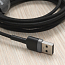 Кабель USB - Lightning для зарядки iPhone 2 м 1.5A плетеный Baseus Kevlar черно-серый
