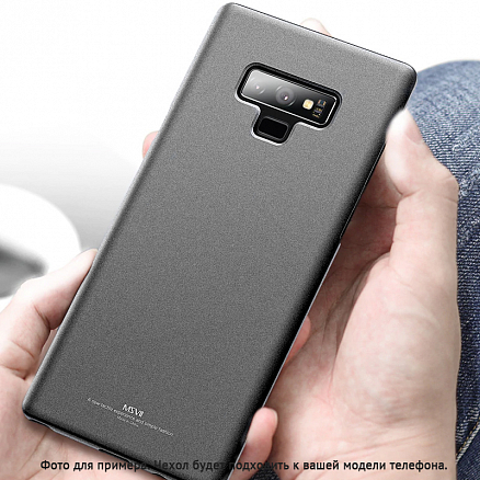 Чехол для Samsung Galaxy S10e G970 пластиковый MSVII Simple Ultra-Thin серый