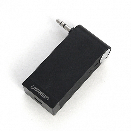 Bluetooth аудио адаптер (ресивер) в разъем 3,5 мм aptX Ugreen CM124 с громкой связью черный