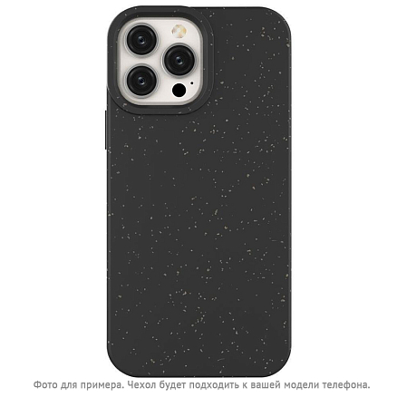 Чехол для iPhone 14 силиконовый Hurtel Eco черный