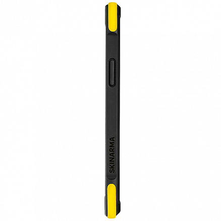 Чехол для iPhone 12, 12 Pro гибридный Skinarma Kakudo черно-желтый