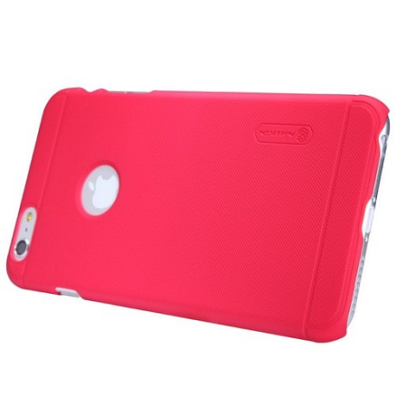 Чехол для iPhone 6 Plus, 6S Plus пластиковый тонкий Nillkin Super Frosted красный