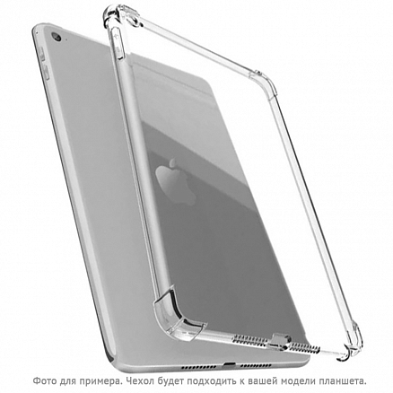 Чехол для iPad Pro 10.5, Air 2019 гелевый с загибом на экран Costa Line прозрачный