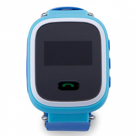 Детские умные часы с GPS трекером Smart Baby Watch Q60 голубые