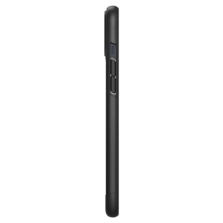 Чехол для iPhone 14 Plus гибридный Spigen Slim Armor черный