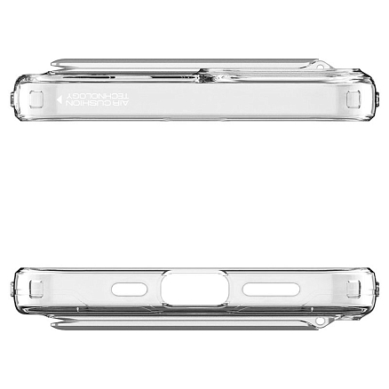 Чехол для iPhone 13 mini гибридный с подставкой Spigen Slim Armor Essential S прозрачный