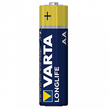 Батарейка LR6 Alkaline (пальчиковая большая AA) Varta Longlife упаковка 8 шт.