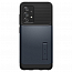 Чехол для Samsung Galaxy A72 гибридный тонкий Spigen Slim Armor черно-графитовый