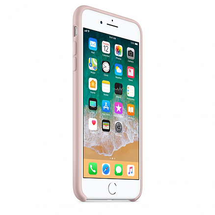 Чехол для iPhone 7 Plus, 8 Plus силиконовый оригинальный Apple MMT02ZM светло-розовый