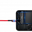 Кабель USB - Lightning для зарядки iPhone 1 м 2А плетеный витой Baseus Fish Eye красный